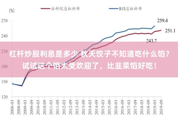 杠杆炒股利息是多少 秋天饺子不知道吃什么馅？试试这个馅太受欢迎了，比韭菜馅好吃！